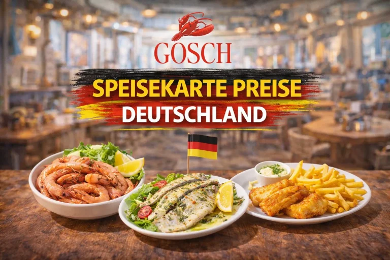 Gosch Speisekarte Preise Deutschland